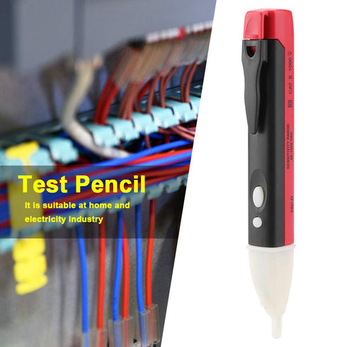 Red Test Pencil Non Contact Electricity Measurement Voltage Tester Electricity Detector with LED Light Electricity Voltage Tester...