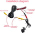 Backup Camera for Car, Car Rear View Reverse Camera 12 LED Night Vision, Waterproof Dustproof 170°Wide Angle Universal for Cars, SUVs, Vehicles, T...