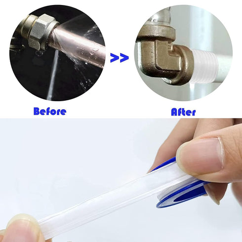 BetterJonny 10 Rolls Teflon Tape, 12mmx10m PTFE Pipe Sealant Seal Tape Industrial Thread Seal Tapes Plumbing Waterproof Seal Tape for Shower Head,...