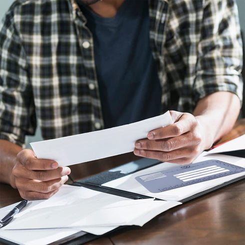 Ciieeo Letter Envelope Addressing Stencil: 4pcs Template Ruler Guide Envelope Addressing Guide Stencil Ruler Straight Guide for Envelopes Brush Pe...