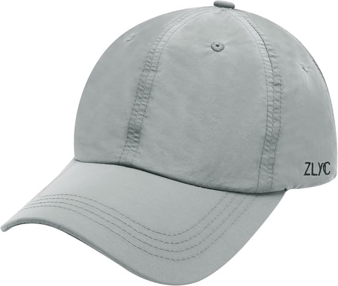 ZLYC Quick Dry Baseball Cap for Women Men Unstructured Sports Golf Tennis Hat...