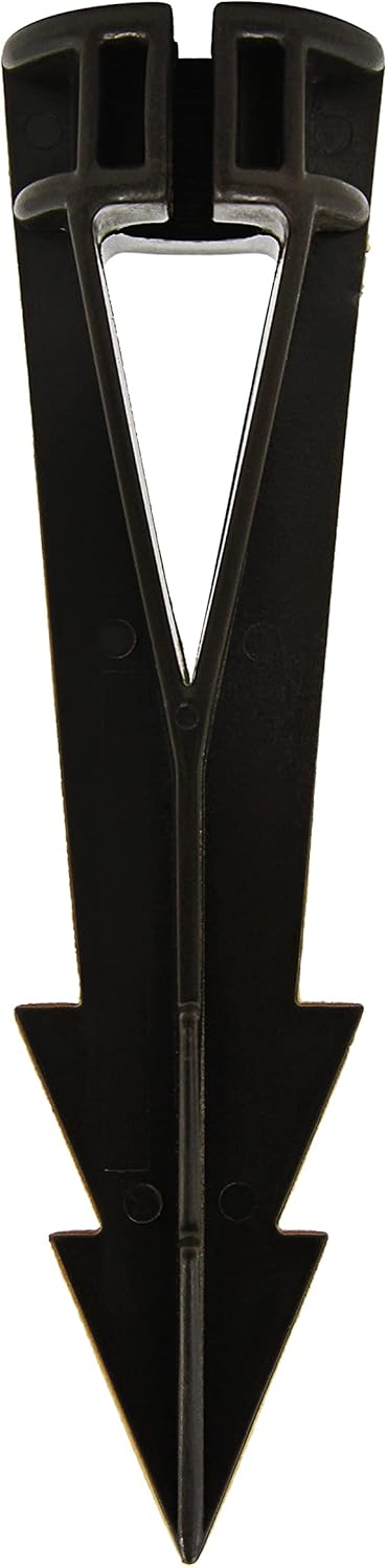 Ironsmith Lighting Products In-Ground 8-Inch Support Stakes - Low Profile Spike Mount for 12V Light Fixture with 1/2" NPT Thread, Universal Use, F...