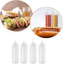 15 PCS 8oz Squeeze Bottles,Plastic Condiment Bottle with Twist On Cap Lids,Squeeze Bottle for Sauces,Ketchup,Barbecue,Syrup,Paint...