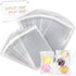 480 PCS Clear Resealable Cellophane Bags 2 Sizes with 180 PCS 3.5×5 Inches, 300 PCSS 4×6 Inches Good for Bakery, Snacks, Candle, Soap, Cookie, Car...