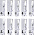 30 Pieces Hanging Wall Clips with Sticky Strips, 1.4*0.3IN Plastic Hanging Clips for Pictures Poster Photo Halloween Christmas Decorations (Clear?...