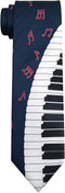 Men's Saxophone Ties Formal 3.25 Inches Piano Music Notes Neckties...
