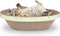 Oval Cute Cat Scratching Bed Couch Lounger for Indoor Cats, Corrugate Cat Cardboard Scratcher Box Durable, Kitty Cat Scratch Pad Lounge Long Lasti...