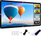 Projector Screen 100 inch, 4K Movie Projector Screen 16:9 HD Foldable and Portable Anti-Crease Indoor Outdoor Double Sided Video Projector Screen ...