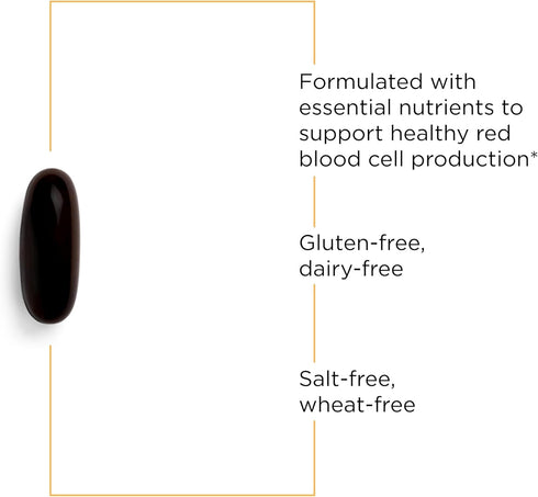 Integrative Therapeutics - Iron Complex - 50 mg of Iron per Serving- Supports Energy and Stamina* - 90 Softgels...