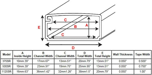 Small Latching Cable Raceway (375 Series) - 5ft - Black...