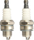 MAYASAF Spark Plugs 5574 Automotive Replacement Ignition Plug Seat type Flat, Thread Diameter 14 mm(0.551")/Reach 9.5mm(0.374") 2 Pack...