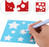 20pcs Drawing Stencils for Kids, Geometric Shapes Stencils 5 Colors Simple Stencils for Painting Cute Patterns Design Drawing Template Set for Kid...