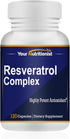 Resveratrol Complex Potent Antioxidants, 120 Capsules, 60 Days...