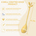 20 Pack Stainless Steel Leaf Coffee Spoon Tableware Dessert Spoons, Stirring, Mixing, Sugar, Stir, Ice Cream, Cake, Teaspoon 4.7 inch Gold...