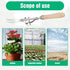 2024 Upgrade Weed Puller Tool, 20in Gardening Hand Weeder Tools Metal Leverage Base and V-Shaped Fork, Weeding Artifact Uprooting Weeding Tool Man...
