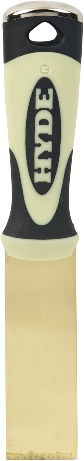 Hyde Tool 06081 1-1/4-Inch Stiff Brass Scraper...