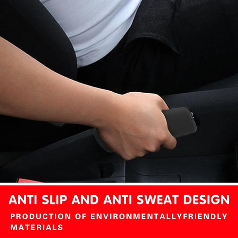 1 PC Car Anti-skid Handbrake Protector, 4.8" Long Comfortable Breathable Silicone Decoration, Wavy Ergonomic Design Emergency Brake Parking Cover,...