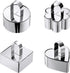 uxcell 1 Set Round Cake Ring, Stainless Steel Dessert Mousse Rings with Pusher for Biscuit, Mousse Cake, Dessert, Silver...