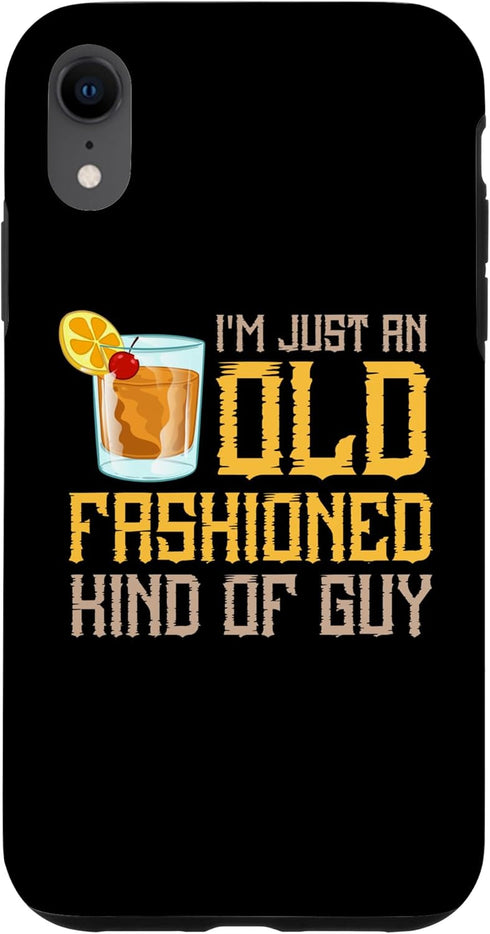 iPhone XR Old Fashioned Drink Cocktail Recipe Whiskey Case...