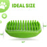 Pet Bath Massage Brush - Premium Cat and Dog Bath Brush Scrubber with Removable Cover - Soft Bristle Silicone Dog Brush for Short & Long Haired Pe...