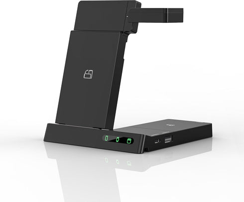 New 6-in-1 Wireless Charger Charging Station, Foldable Stand Dock,Compatible with Samsung,iPhone 15 14 13 12 11 X XR XS Pro Max 8 Plus SE, for App...