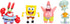 Spongebob Squarepants 2.5" 4-Pack Die-Cast Figures, Toys for Kids and Adults...