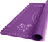 Silicone Baking Mat for Rolling Pastry Dough with Measurements, 19.7" x 15.7" BPA Free Non stick and Non Slip Purple Table Sheet Baking Supplies f...