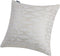 Gold Sofa Throw Pillow Cover 1pc 20X20inch Ecru White Textural Linen Look Metallic Print Rhombus Wavy Christmas Geometric Decorative Pillowcase Co...