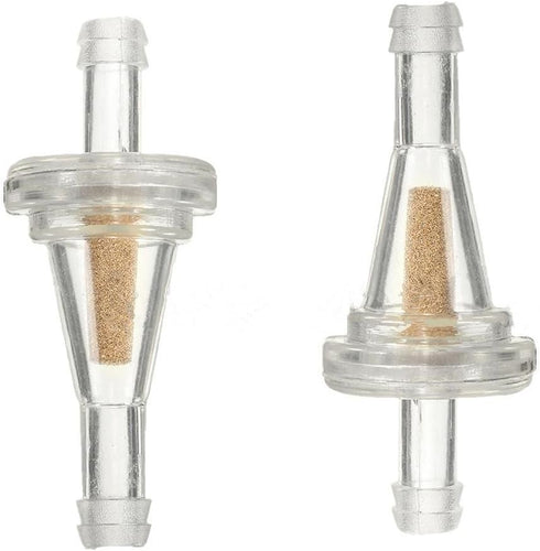 ZYTC 10pcs Clear Gas Inline Fuel Filter for Golf Cart Kawasaki John Deere EZGO...
