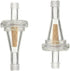 ZYTC 10pcs Clear Gas Inline Fuel Filter for Golf Cart Kawasaki John Deere EZGO...