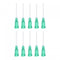 uxcell 10 Pcs 18G Plastic Dispensing Needles, 1" PP Glue Needle Tube Blunt Luer Lock Tips with PP Flexible Needle for Liquid Glue Gun, Green...
