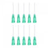 uxcell 10 Pcs 18G Plastic Dispensing Needles, 1" PP Glue Needle Tube Blunt Luer Lock Tips with PP Flexible Needle for Liquid Glue Gun, Green...