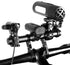 Bicycle Handlebar Extension, 20cm Multifunction Double Bike Handlebar Extender Aluminum Alloy Bracket Extension Flashlight Holder Bicycle Accessor...