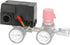 Air Compressor Pressure Switch Replacement LF10-4H with 95-125 PSI Range and 20A Rating, 4-Port...