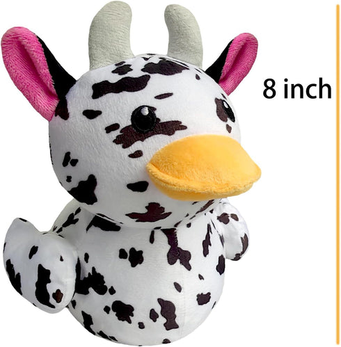 2024 New Cow Duck Plush, Cow Duck Stuffed Toy Doll, Stuffed Animal Plush Soft Cotton Stuffed Plush Doll Toy Gift for Boys and Girls (A)...