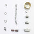 Expo International Jewelry 10 Rhodium Plated Items | Rhodonite Findings Kit...