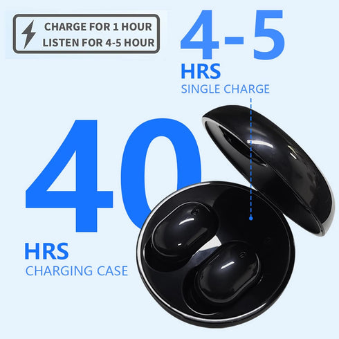 Wireless Earbuds for Kids,Bluetooth Headphones for Small Ears Women Man Adults,25hrs Playtime Built in Mic Earphones Premium Deep Bass in Ear Head...