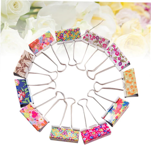 EXCEART 48pcs Paper Binder Clip File Clips Binder Clips Dovetail Clip Assorted...