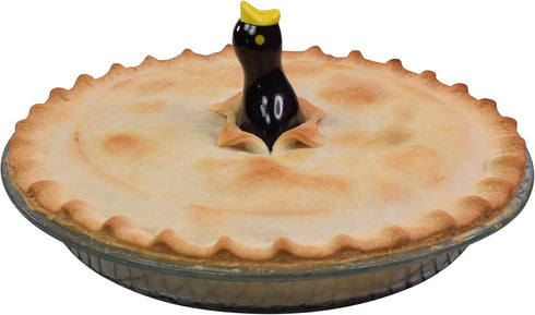 R&M International Black and White Pie Bird Vents, Set of 2...