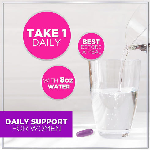 Womens Complete Multivitamin - Once Daily Women's Multi with Vitamin A, B6, B12, C, D, Biotin, Folate, Iron & Zinc, Energy & Immune Health Support...