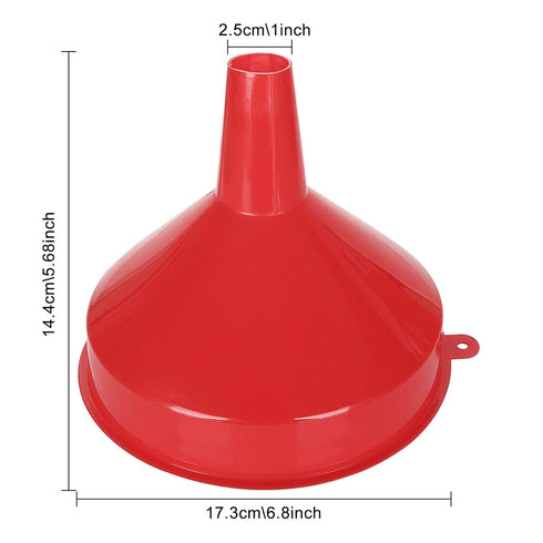 10 Pack Plastic Funnels for Filling Bottles 6.9 Inch Food Funnels for Kitchen Use Wide Mouth Funnel Set All Purpose Cooking Oil Funnel Large Funne...
