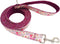 10FT Dog Leash, Strong Thick Nylon Pet Flat Leash with Cute Stylish Printed Pattern for Small Medium Large Dogs Walking Training...