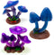 3pcs Mini Mushroom Figurines Mini Mushroom Figurines Lawn Garden Micro Decoration Statues Figurines for Garden Ornaments Plant Pots Bonsai Landsca...