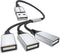 3 in 1 USB Splitter Cable, Portable USB 2.0 Hub for Charging, Data Transfer, Laptop, Mac......