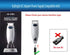 UpBright AC Adapter Compatible with Andis Master MLC Cordless Clipper 74034 T-Outliner Lithium Ion Li Barber Trimmer ORL 74000 04987 74010 74067 1...