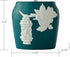 Vern Yip by SKL Home Floral Lanterns Toothbrush Holder,Aqua...