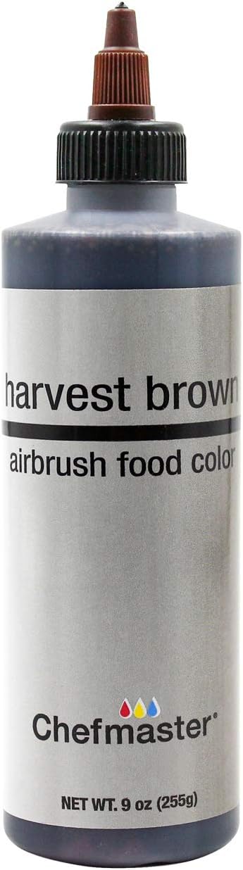 Chefmaster Airbrush Spray Food Color, 9-Ounce, Harvest Brown...
