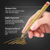 Acrylic Paint Pens - Permanent Markers 2 Gold Pens & 2 Silver Paint Marker Pens Set of 4 Acrylic Pens 0.7mm Extra Fine Tip - Ideal for Rock Painti...