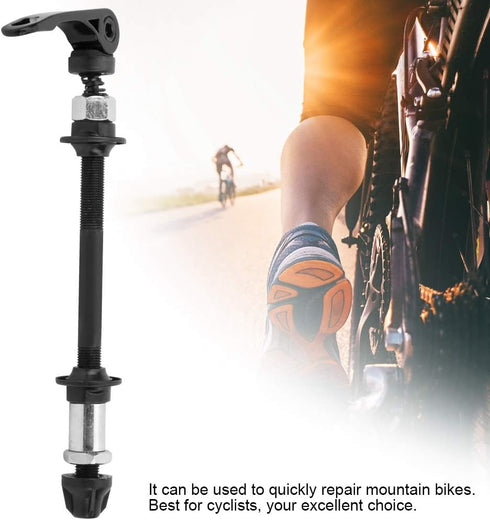 Bicycle Rear Hub Axle, 5.7in Hollow Rear Axle 6.9in Quick Release Rear Wheel Bike Axle Bike Repair Tool Accessories for Bikes...