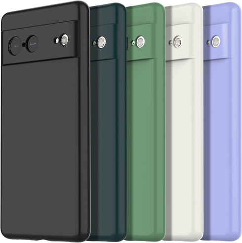 AICase for Google Pixel 7 case, Silicone Thin Slim Fit Protective Phone Case for Pixel 7, Night Green...